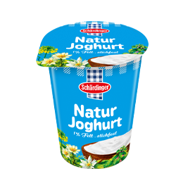 Schärdinger Naturjoghurt 1 Prozent im 250 Gramm Becher