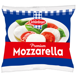 Das Bild zeigt die Schärdinger Mozzarella Kugel