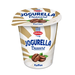 Das Bild zeigt das Schärdinger Jogurella in der Sorte Kaffee-Dessert
