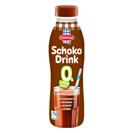 Das Bild zeigt den Schärdinger Schokodrink ohne Zuckerzusatz