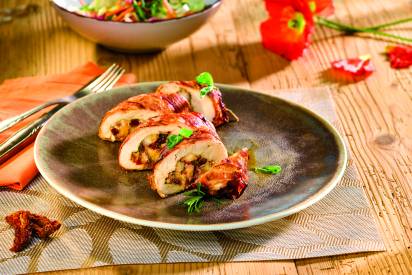 Mit Grillkäse gefülltes Hühnerbrüsterl Header