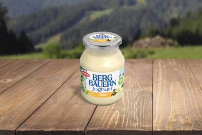 SRD Bergbauern Vanille Joghurt im Glas 450g Header