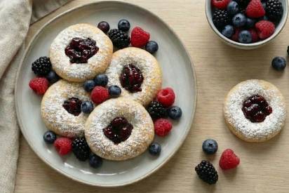 Bauernkrapfen aus dem Ofen
