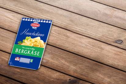 Das Bild zeigt den Schärdinger Bergkäse in Scheiben