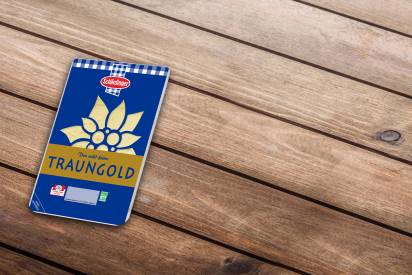 Das Bild zeigt den Schärdinger Traungold in Scheiben