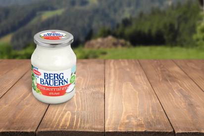 Das Bild zeigt den Schärdinger Bergbauern Sauerrahm