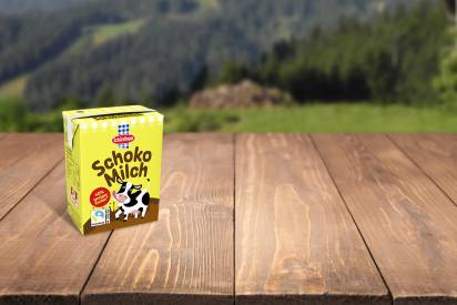 Das Bild zeigt die Schärdinger Schokomilch.