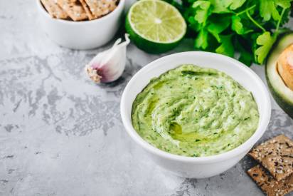 Cilantro Lime Sauce mit Schärdinger Bergbauern Sauerrahm