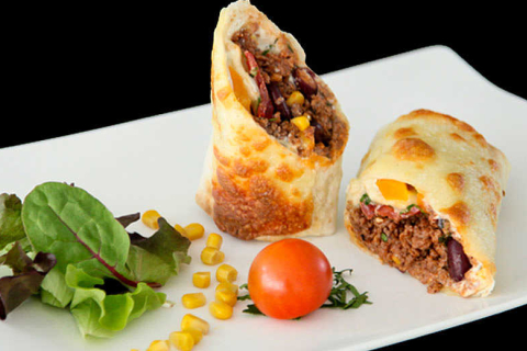 Pikante Mozzarella Wraps